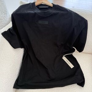 Fear of God Black Short Sleeve Tee